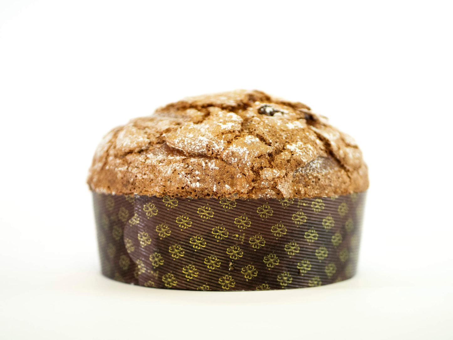 Panettone Artigianale Mandorlato Basso con Farcitura ai Frutti di Bosco
